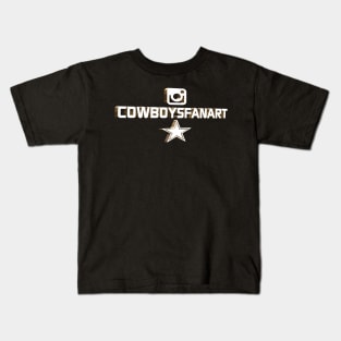 Cowboys Fan Art Kids T-Shirt